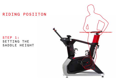 wattbike atom saddle adjustment