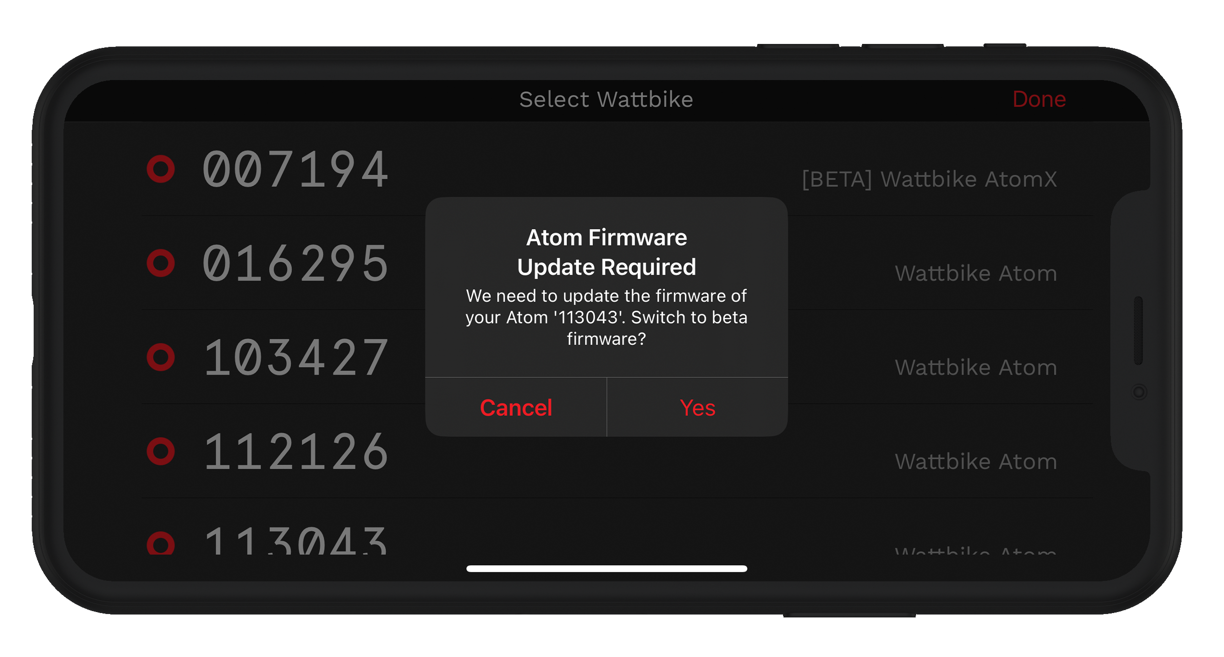 Wattbike atom on sale firmware update